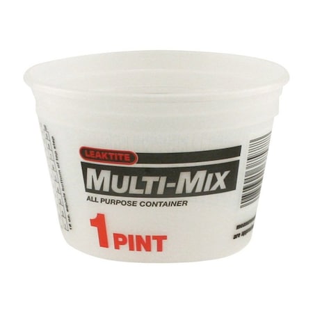 Clear 1 Pt Multi-Mix Container